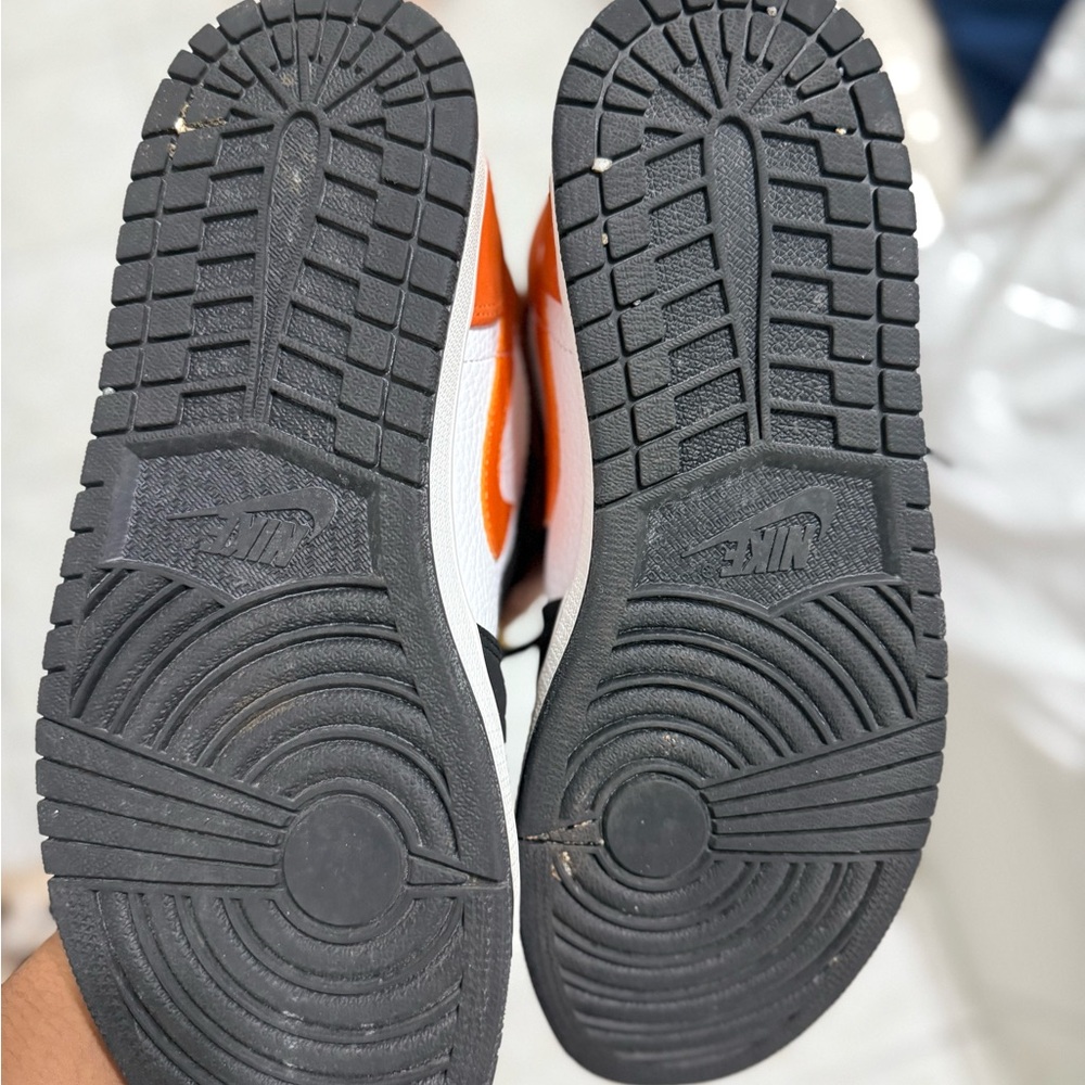 Nike Black and Orange Athletic Shoes